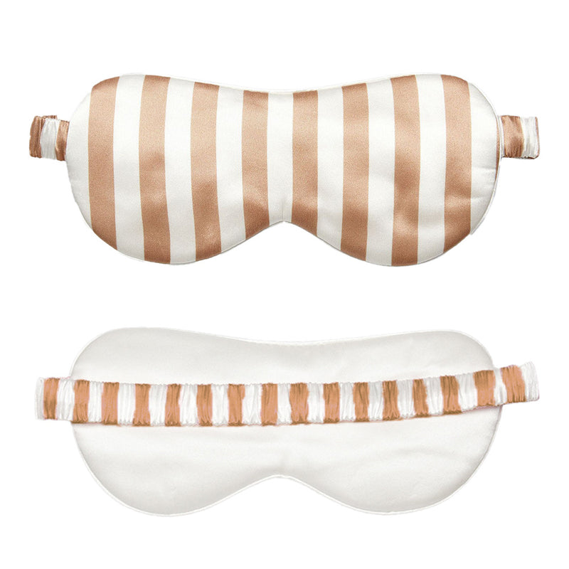 Μεταξένια Μάσκα Ύπνου Golden Stripe 22mmi