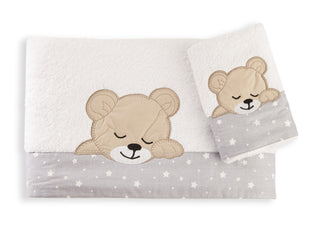 Βρεφική Πετσετα (Σετ 2τμχ) Sleeping Bears Cub