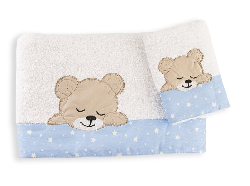 Βρεφική Πετσετα (Σετ 2τμχ) Sleeping Bears Cub