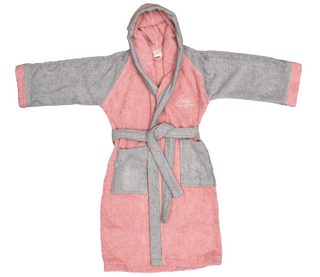 Παιδικό Μπουρνούζι Happy Smile Κοραλι/Γκρι