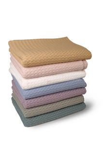 Βρεφική Κουβέρτα Αγκαλιάς Πικε Μονόχρωμη 335 gsm