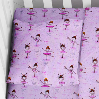 Βρεφική Μαξιλαροθήκη Φανελένια Μπαλαρίνα