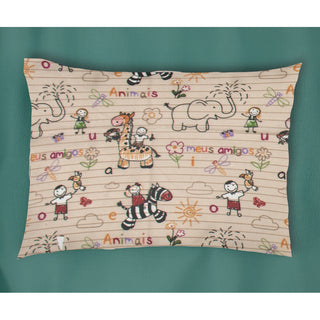 Παιδική Μαξιλαροθήκη Φανελένια Africa