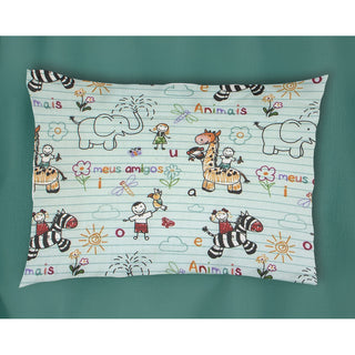 Παιδική Μαξιλαροθήκη Φανελένια Africa