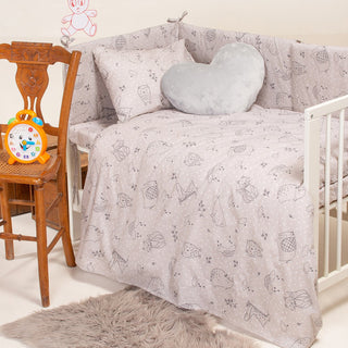 Βρεφικό Σεντόνι Κούνιας Happy