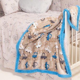 Βρεφική Κουβέρτα Kids Κούνιας Cars