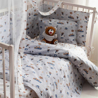 Βρεφικό Σεντόνι (Σετ 3τμχ) Woodland