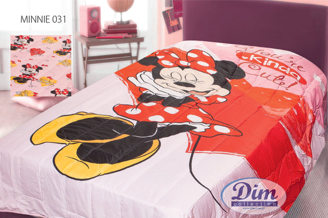 Disney Παιδικό Κουβερλί Μονό Minnie 31