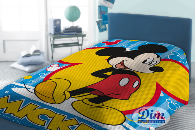 Disney Παιδική Κουβέρτα Μονή Πικε Mickey 565