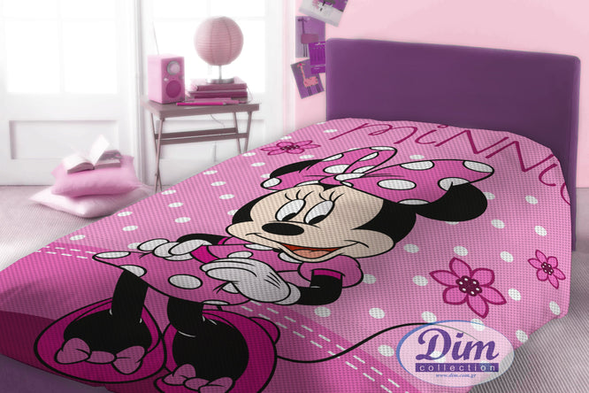 Disney Παιδική Κουβέρτα Μονή Πικε Minnie 555