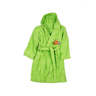 Disney Παιδικό Μπουρνούζι Velour Winnie Λαχανί