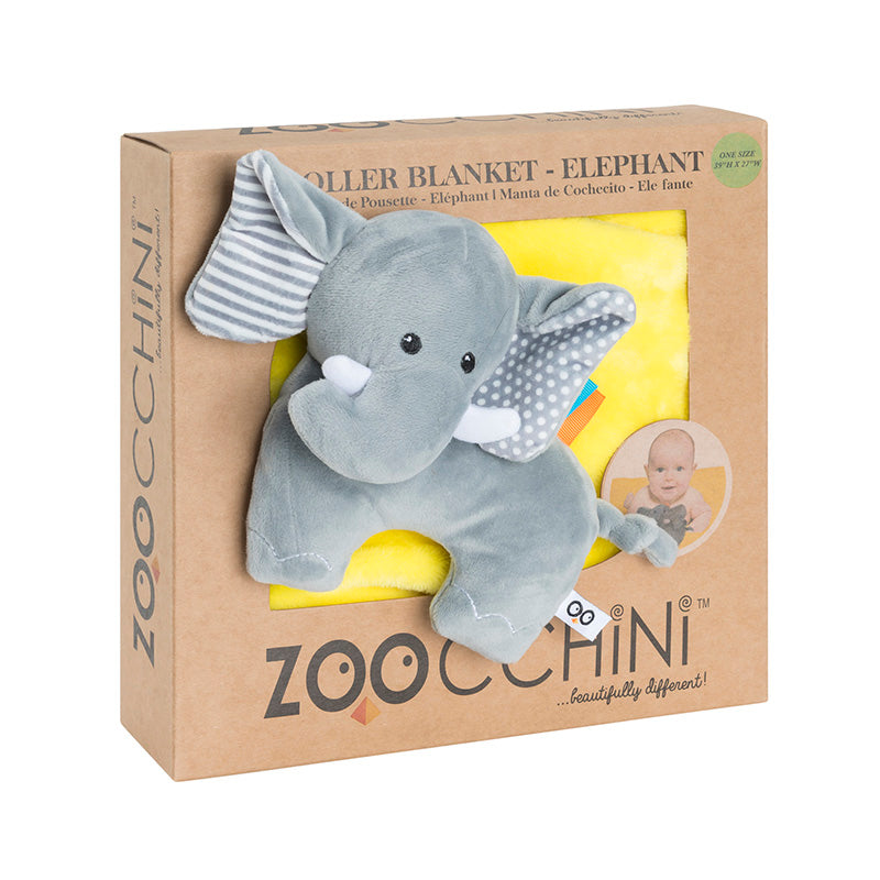 Κουβέρτα Αγκαλιάς & Λίκνου Elephant Buddy - Zoocchini