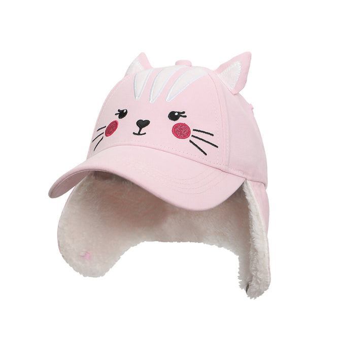 Χειμωνιάτικο Καπέλο Τζόκεϋ Cat - FlapJackKids
