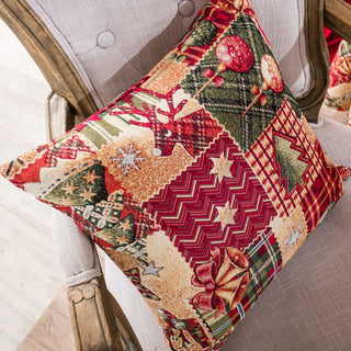 Χριστουγεννιάτικο Διακοσμητικό Μαξιλάρι Tinsel