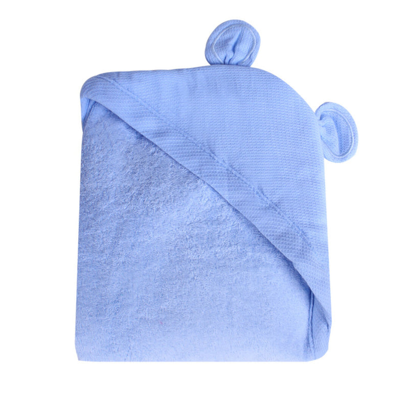 Πετσέτα για νεογέννητο Μπλε (αρκουδάκι) - Minene