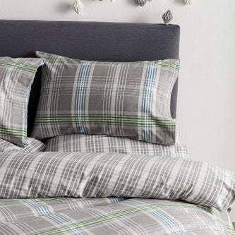 Σεντόνι Φανελένιο με Λάστιχο (Σετ 4τμχ) Υπέρδιπλο Oslo-2