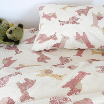 Παιδικά Σεντόνια Μονά (Σετ 3τμχ) Animal Girl