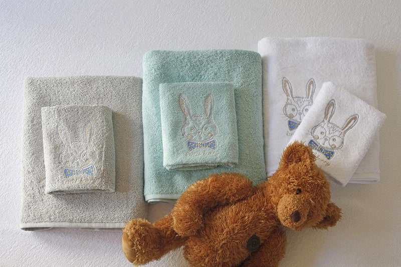 Πετσέτες (Σετ 2τμχ) Baby-Kids Σε Κουτι Bunny