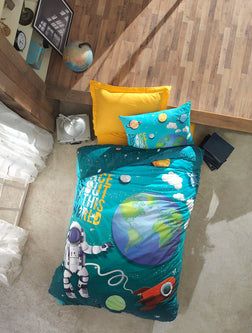 Παιδική Παπλωματοθήκη (Σετ 2τμχ) Μονή Space