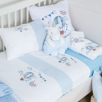 Σεντόνια Κούνιας Σετ Αερόστατο