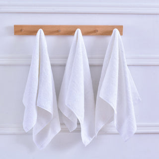 Ξενοδοχειακή Βαμβακερή Λευκή Πετσέτα 600 gsm Elize - Sleepo