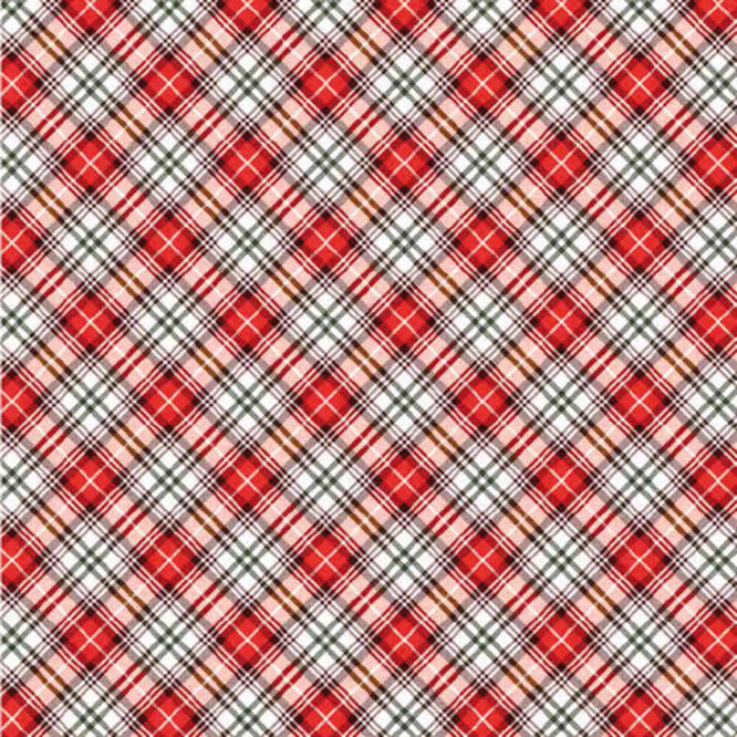 Καρέ Χριστουγεννιάτικο Tartan