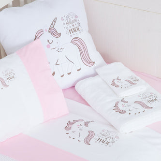 Σεντόνια Κούνιας Σετ Μονόκερος