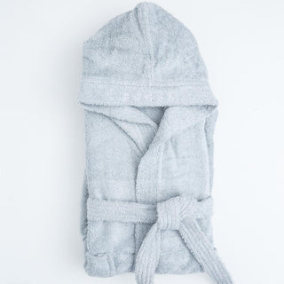 Μπουρνούζι Εφηβικό Με Κουκούλα Teenager Γκρι