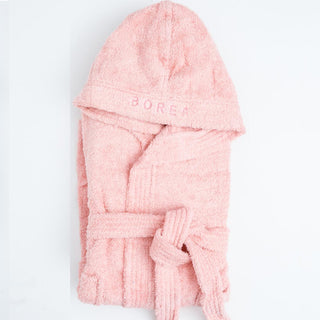 Μπουρνούζι Εφηβικό Με Κουκούλα Teenager Πούδρα