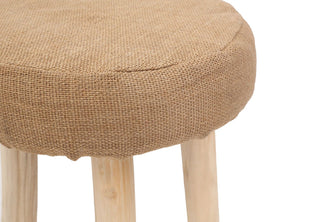 Σκαμπό Bar Mimosa (34x34x73)