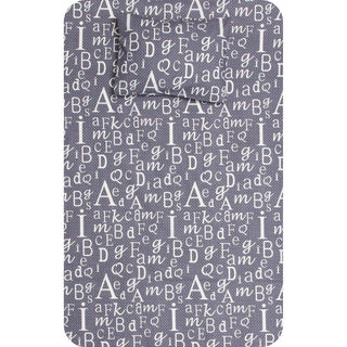 Σεντόνι Σετ 2ΤΜΧ Γράμματα Μονό